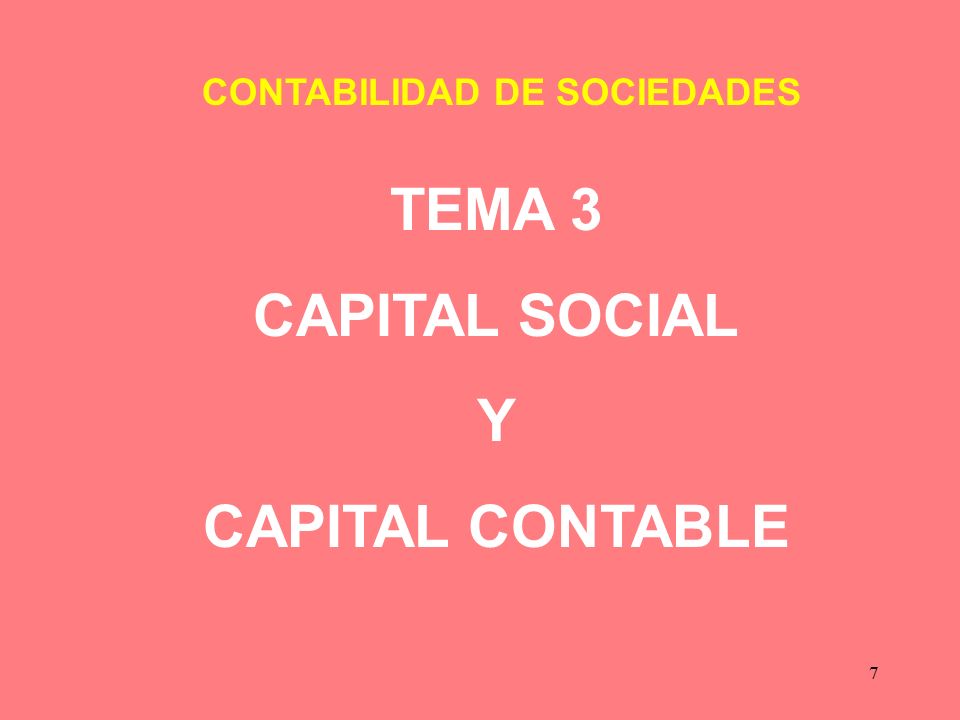 1 Contabilidad De Sociedades Facultad De EconomÍa Y Negocios Profesor Cpc Alfredo Armesto 2701