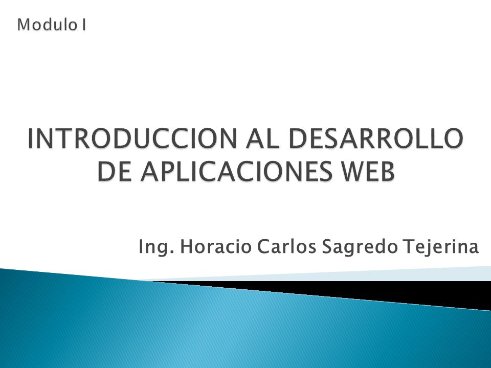 Ing. Horacio Carlos Sagredo Tejerina
