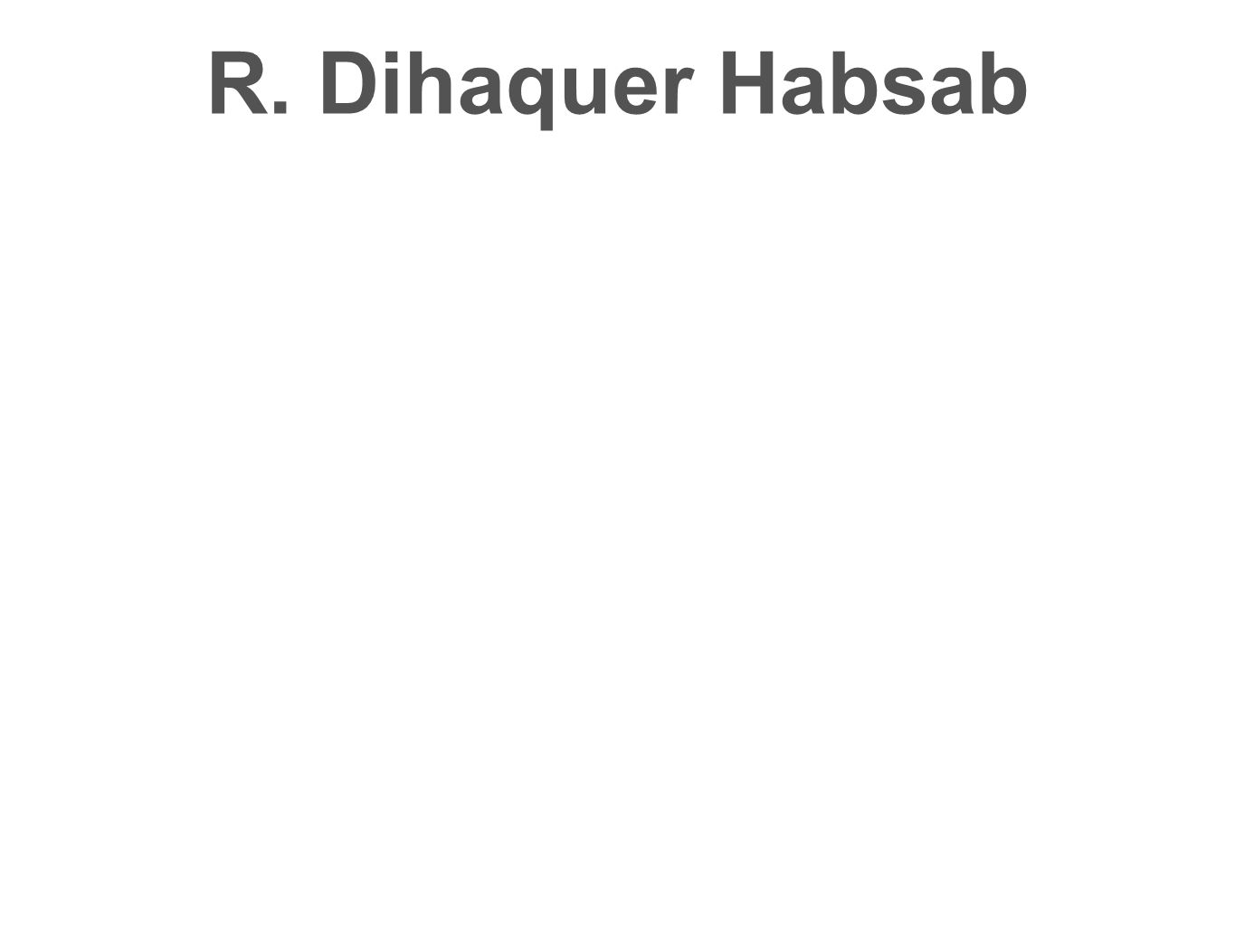 R. Dihaquer Habsab