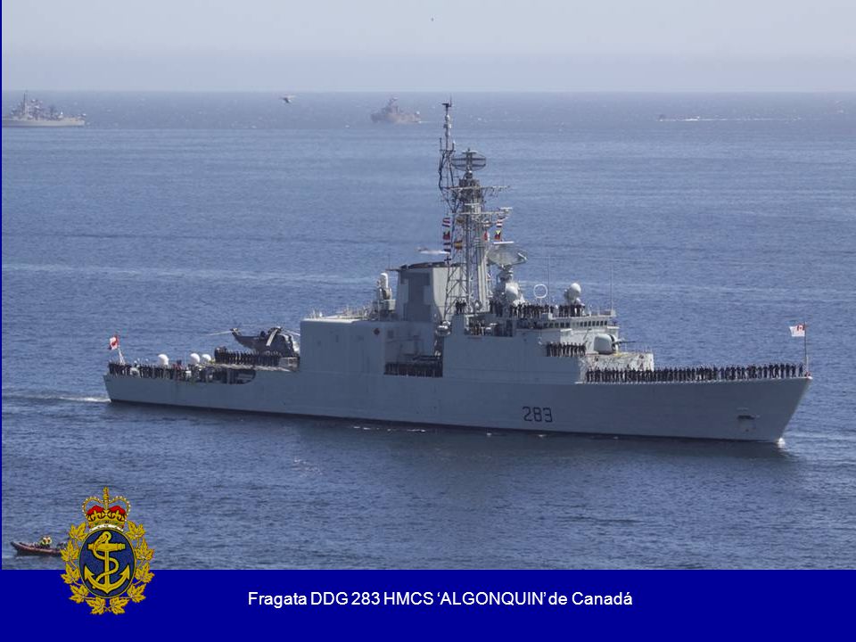 Fragata DDG 283 HMCS ‘ALGONQUIN’ de Canadá