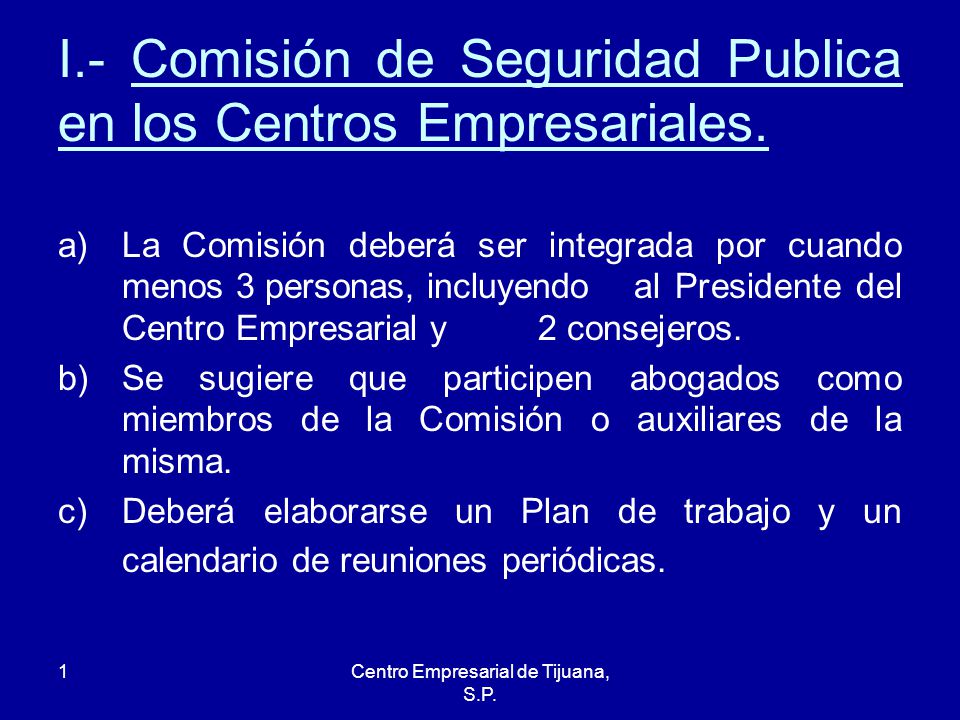 1Centro Empresarial de Tijuana, S.P.