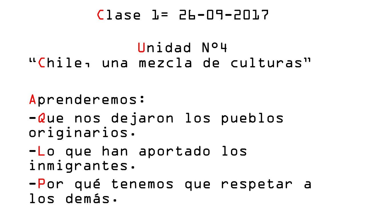 Inicio Escuchan Objetivo De La Clase Reconocer Los Aportes De