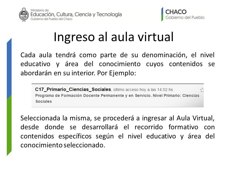 EL AULA VIRTUAL PROGRAMA DE FORMACI N DOCENTE PERMANENTE Y EN