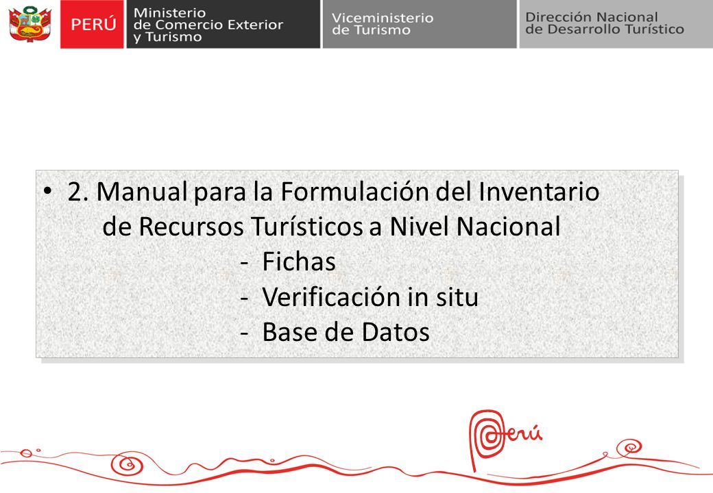 DirecciÓn De Desarrollo Del Producto TurÍstico Taller “formulaciÓn Del Inventario De Recursos 6349