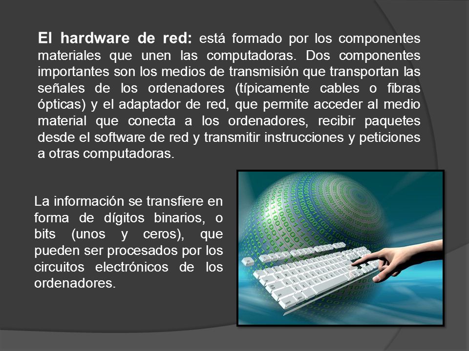 El software de red consiste en programas informáticos que establecen protocolos, o normas, para que las computadoras se comuniquen entre sí.