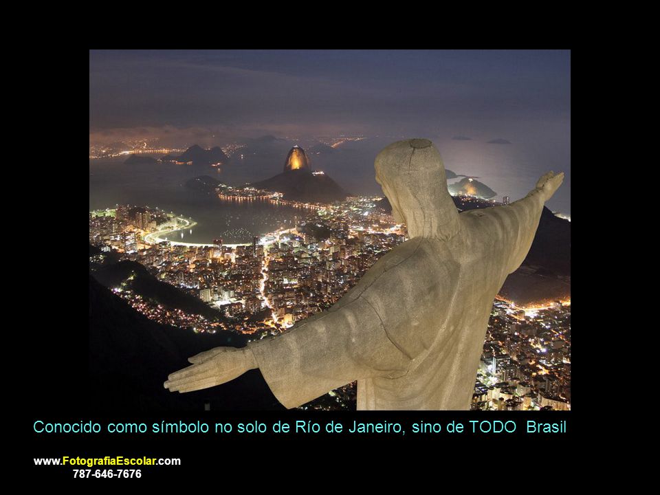 Conocido como símbolo no solo de Río de Janeiro, sino de TODO Brasil