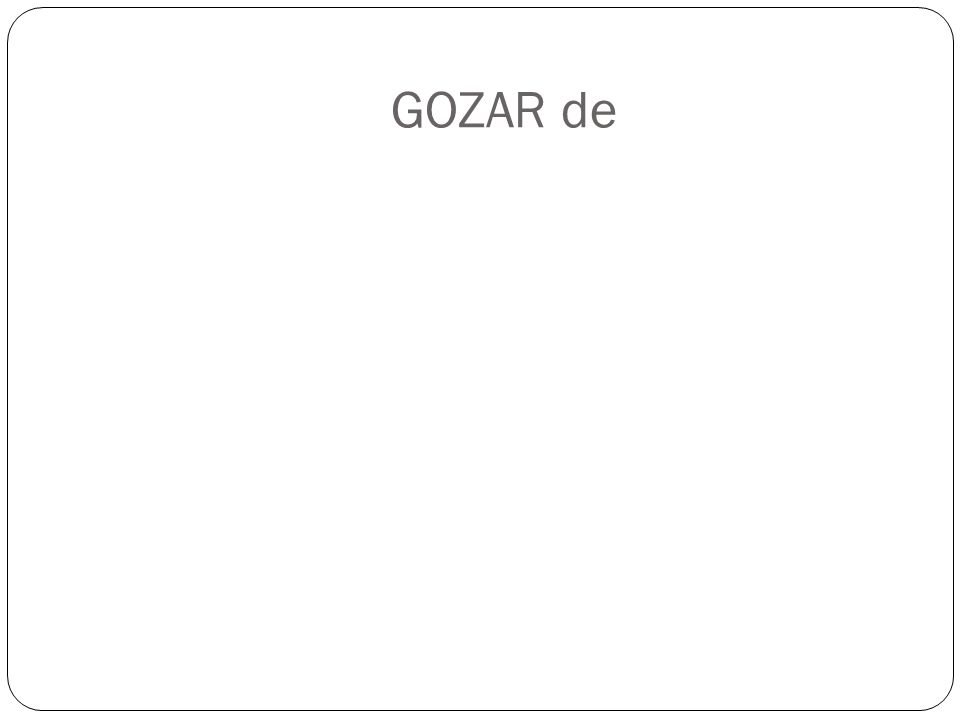 GOZAR de