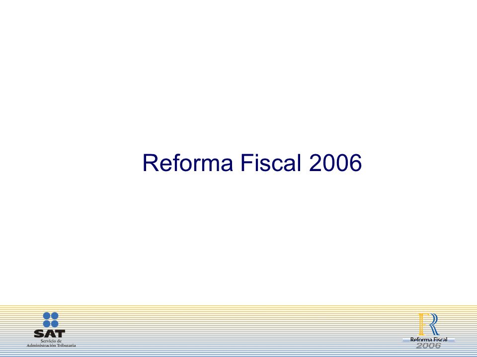 Reforma Fiscal 2006