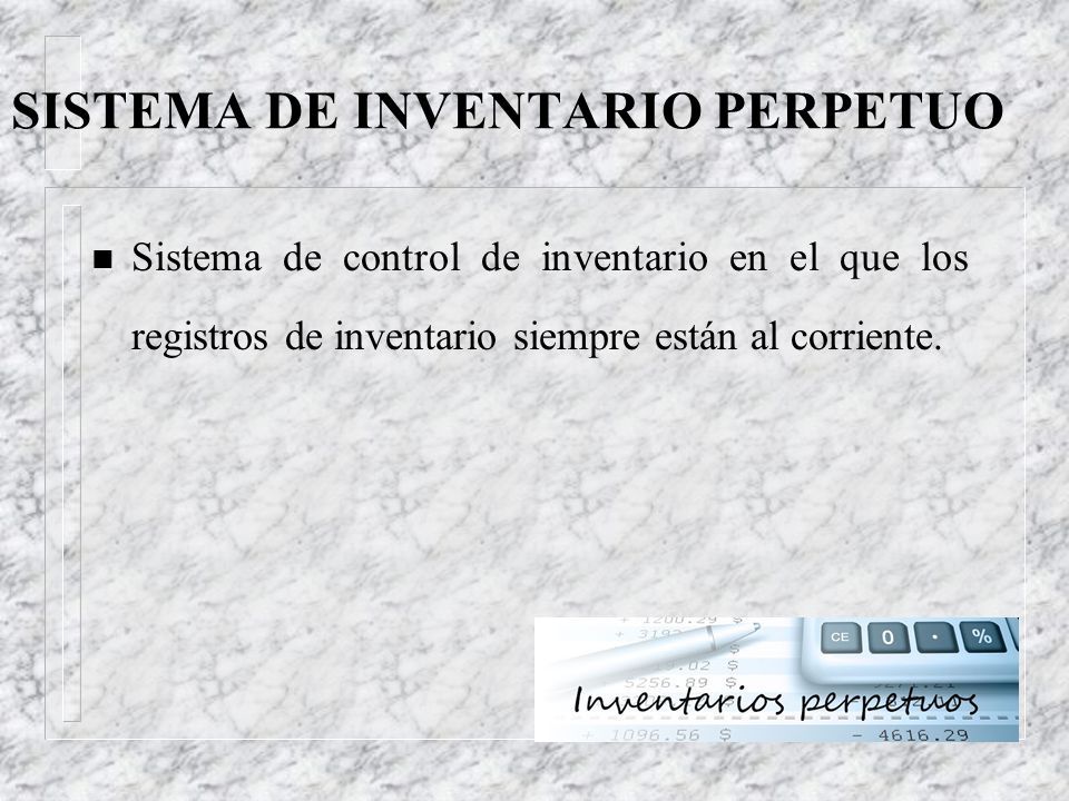 N Bienvenidos Administracion Del Inventario Administración De Inventarios Es Decir La 3050