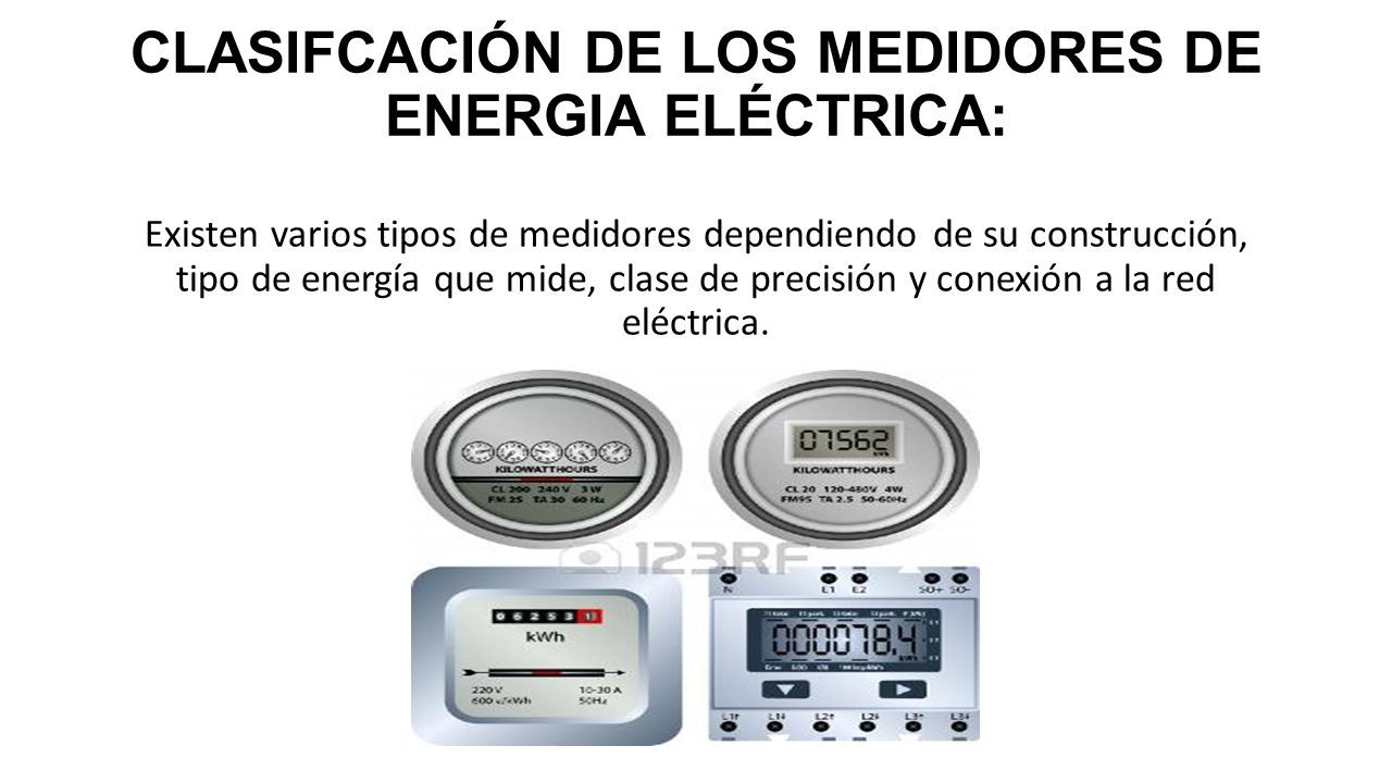 Medidores eléctricos: Definición y Clasificación