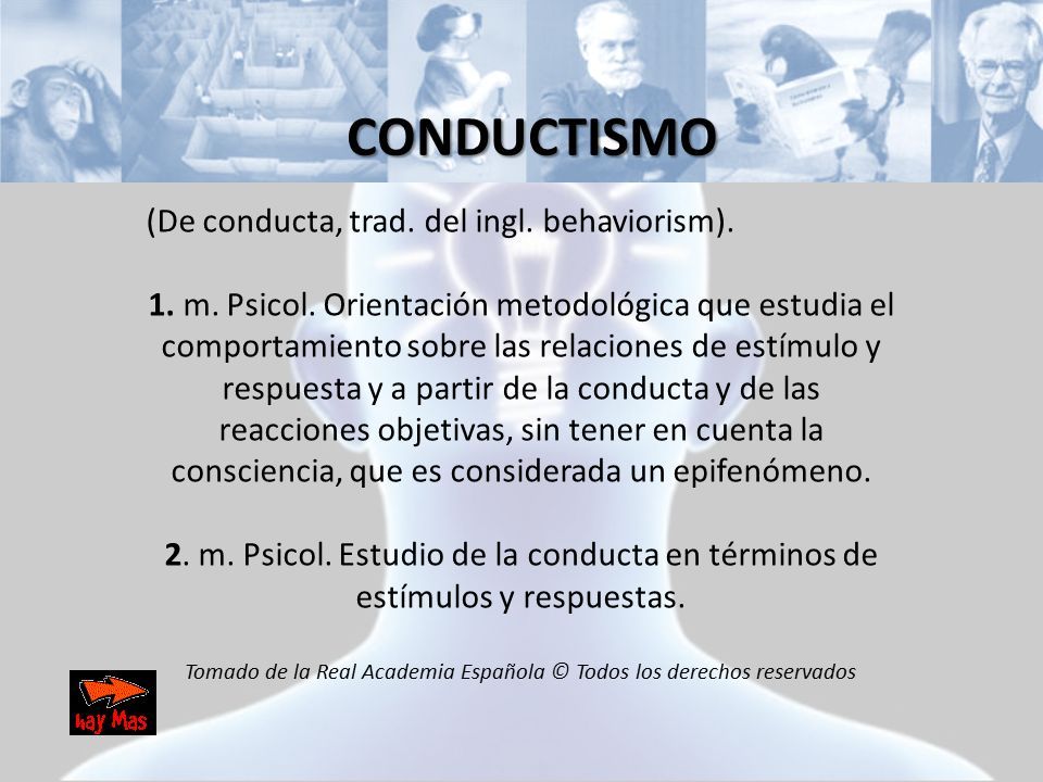 Conductismo Principales TeÓricos DefiniciÓn Fin Conductismo De Conducta Trad Del Ingl 2976