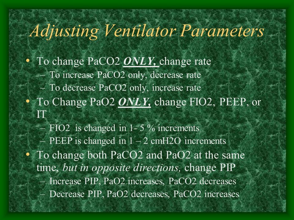 Mechanical Ventilation in the Neonate RC 290 CPAP Indications ...