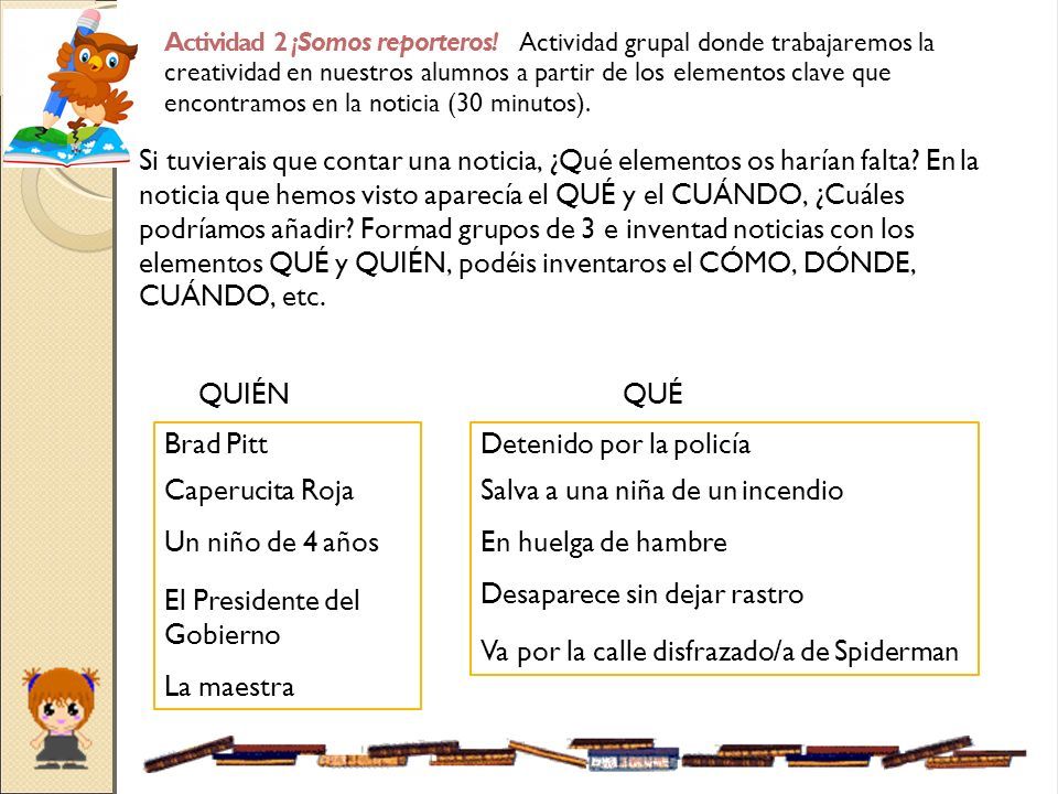 EL TEXTO NARRATIVO: LA NOTICIA Y EL CUENTO Esta Unidad Van Trabajar, A ...