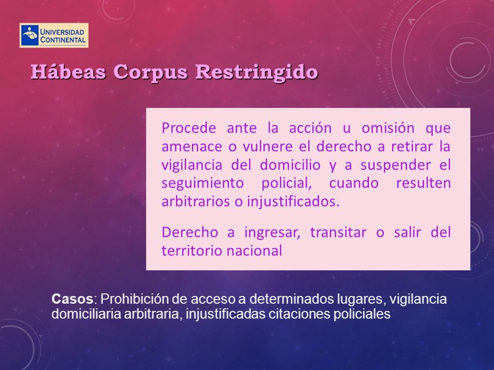 Hábeas Corpus Proceso De HÁbeas Corpus ¿qué Derechos Se Protegen A Través Del Hc ¿cuáles Son 1089