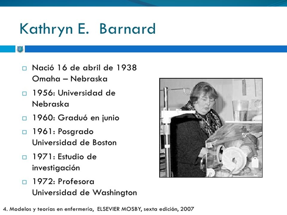 Kathryn E. Barnard BIOGRAFIA Kathryn e. Barnard nació el 16 de abril de  1938 en Omaha,Nesbraska. En 1956, se Inscribió en un Programa de Enfermería  de. - ppt descargar