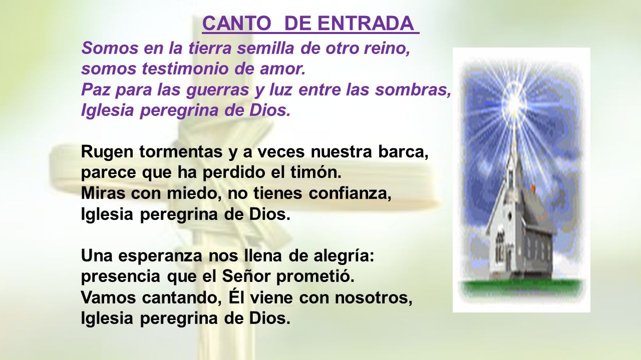 Somos en la tierra semilla de otro reino, somos testimonio de amor. Paz para las guerras y luz entre las sombras, Iglesia peregrina de Dios. Rugen tormentas. - ppt descargar Somos en la tierra semilla de otro reino, somos testimonio de amor. Paz para las guerras y luz entre las sombras, Iglesia peregrina de Dios. Rugen tormentas. - ppt descargar