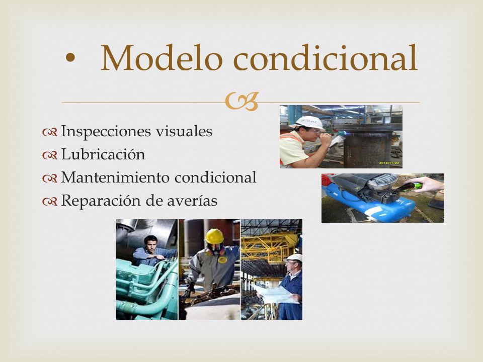 MODELOS DE MANTENIMIENTO - ppt descargar