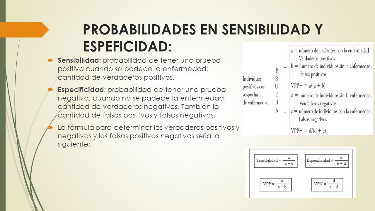 Sensibilidad Y Especificidad Pdf Pdf Sensibilidad Y 41 Off 0611